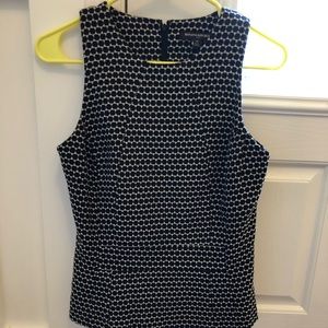Black and white Banana Republic Blouse
